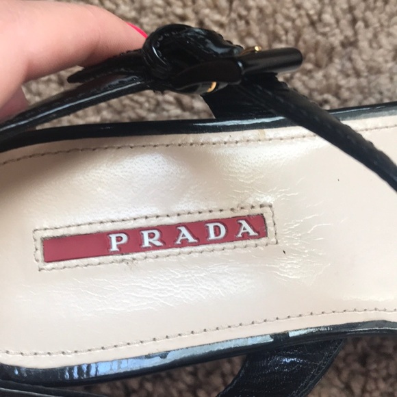 Prada patent leather wedges - Picture 5 of 8
